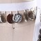 1 Yard White Twill Tape with Silver Coin Fringe 3/4" Cotton Trim for Costumes & Crafts